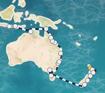 30 Night Auckland to Bali cruise