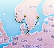 8 Night Stockholm to Oslo cruise