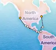 19 Night New York to San Francisco cruise