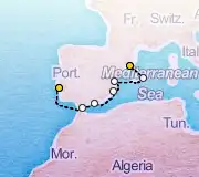 7 Night Lisbon to Barcelona cruise