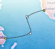 25 Night Los Angeles to Brisbane cruise