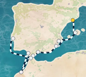 10 Night Barcelona to Lisbon cruise