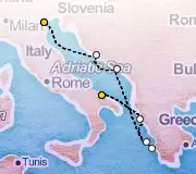 6 Night Bari to Venice cruise