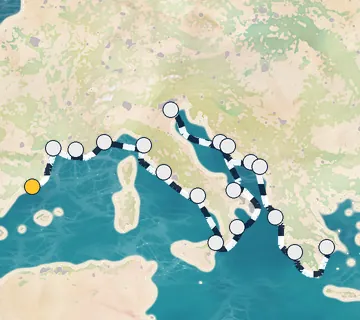 21 Night Barcelona to Athens cruise