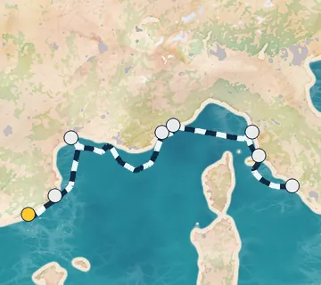 7 Night Barcelona to Rome cruise