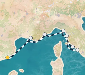 7 Night Barcelona to Rome cruise