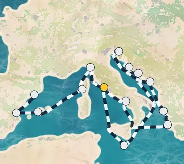 21 Night Rome to Barcelona cruise