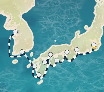 12 Night Tokyo to Seoul cruise
