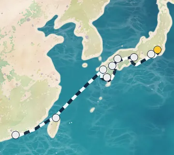 14 Night Tokyo to Hong Kong cruise
