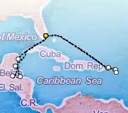 17 Night Miami to Miami cruise