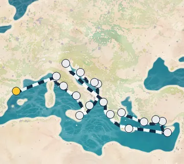 21 Night Barcelona to Athens cruise