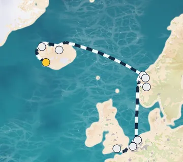 10 Night Reykjavik to London cruise