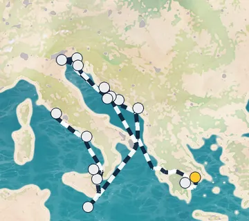 16 Night Athens to Rome cruise