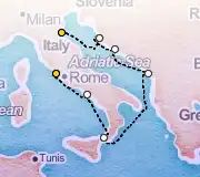 7 Night Ravenna to Rome cruise