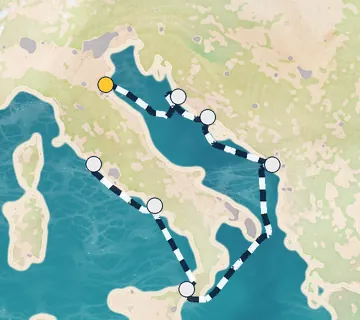 7 Night Ravenna to Rome cruise