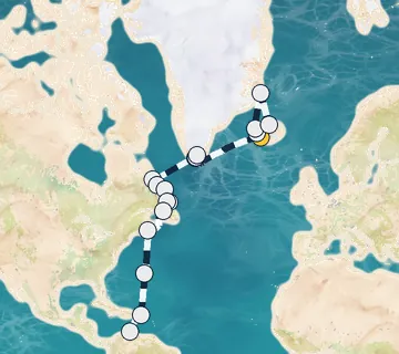 32 Night Reykjavik to Halifax cruise