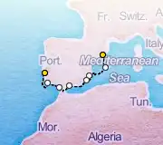 7 Night Barcelona to Lisbon cruise