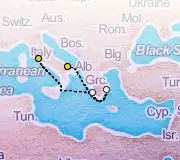 5 Night Bari to Rome cruise