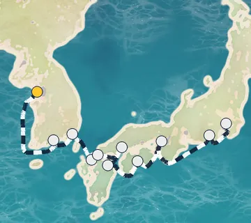 14 Night Seoul to Tokyo cruise
