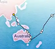 36 Night Los Angeles to Hong Kong cruise