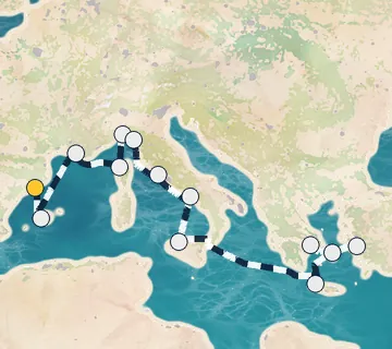 14 Night Barcelona to Athens cruise