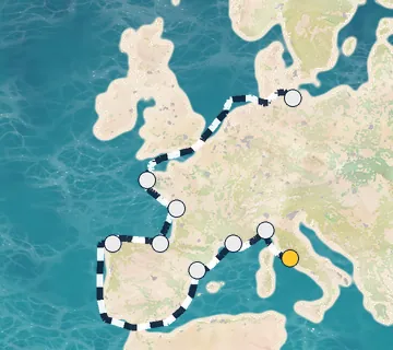12 Night Rome to Berlin cruise