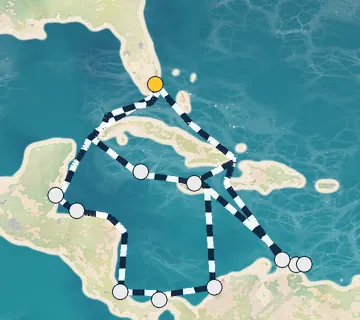 21 Night Miami to Miami cruise