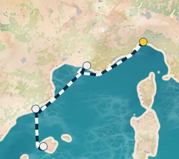 3 Night Genoa to Palma de Mallorca cruise