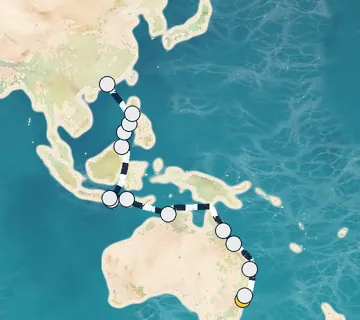 27 Night Sydney, Australia to Hong Kong cruise