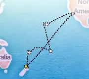 25 Night Auckland to Auckland cruise