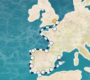 18 Night Tilbury to Barcelona cruise