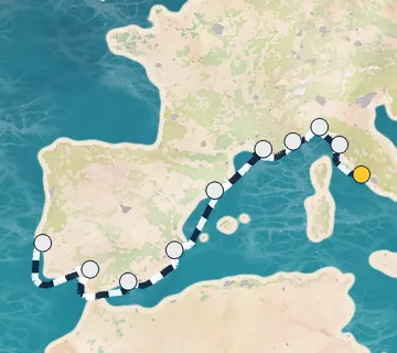 10 Night Rome to Lisbon cruise