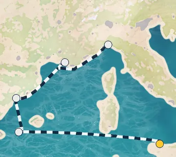 5 Night Palermo to Portofino cruise