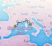7 Night Barcelona to Rome cruise