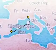 3 Night Alicante to Portofino cruise