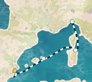 3 Night Alicante to Portofino cruise