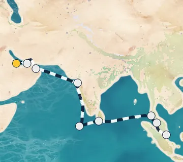 17 Night Doha to Singapore cruise