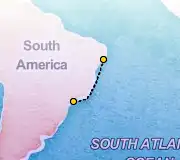 3 Night Maceió to Sao Paolo cruise