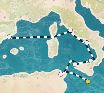 9 Night Valletta to Barcelona cruise