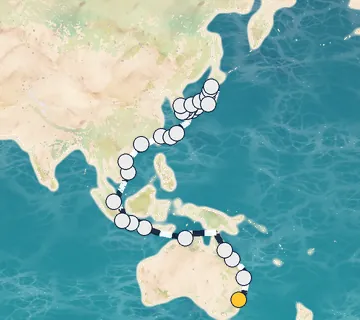 48 Night Sydney, Australia to Tokyo cruise