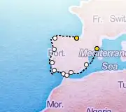 9 Night Bilbao to Barcelona cruise