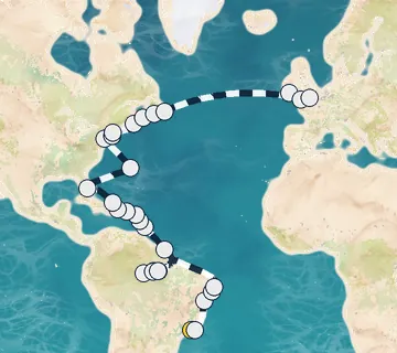 47 Night Rio de Janeiro to Portsmouth cruise