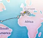 55 Night Barcelona to Los Angeles cruise