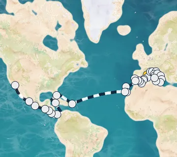 55 Night Barcelona to Los Angeles cruise