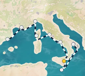 10 Night Catania to Barcelona cruise