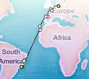 20 Night Hamburg to Rio cruise