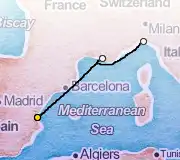 4 Night Valencia to Valencia cruise