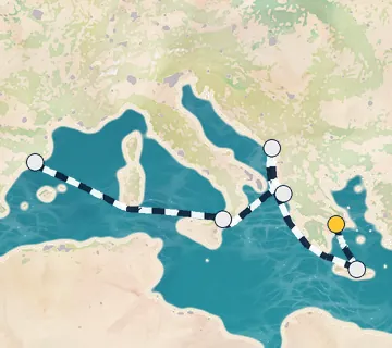 7 Night Athens to Barcelona cruise