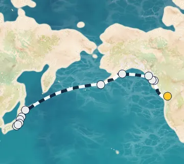 21 Night Vancouver to Tokyo cruise