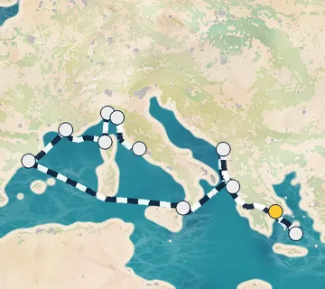 14 Night Athens to Rome cruise